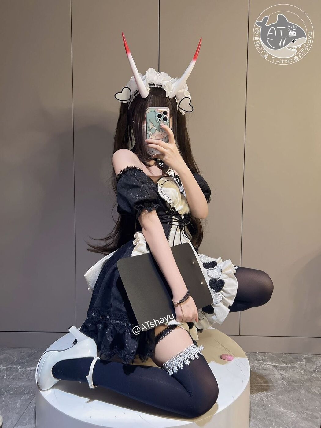 Coser@AT鲨 – 碧蓝航线 能代女仆 (84P – 1V)