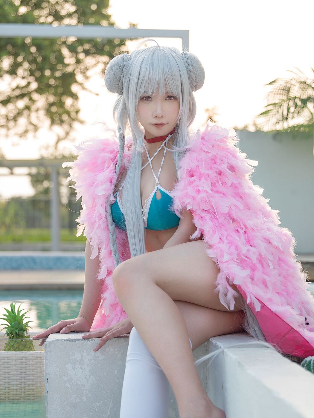 Coser@麻花麻花酱 – 可畏泳装 (16P)