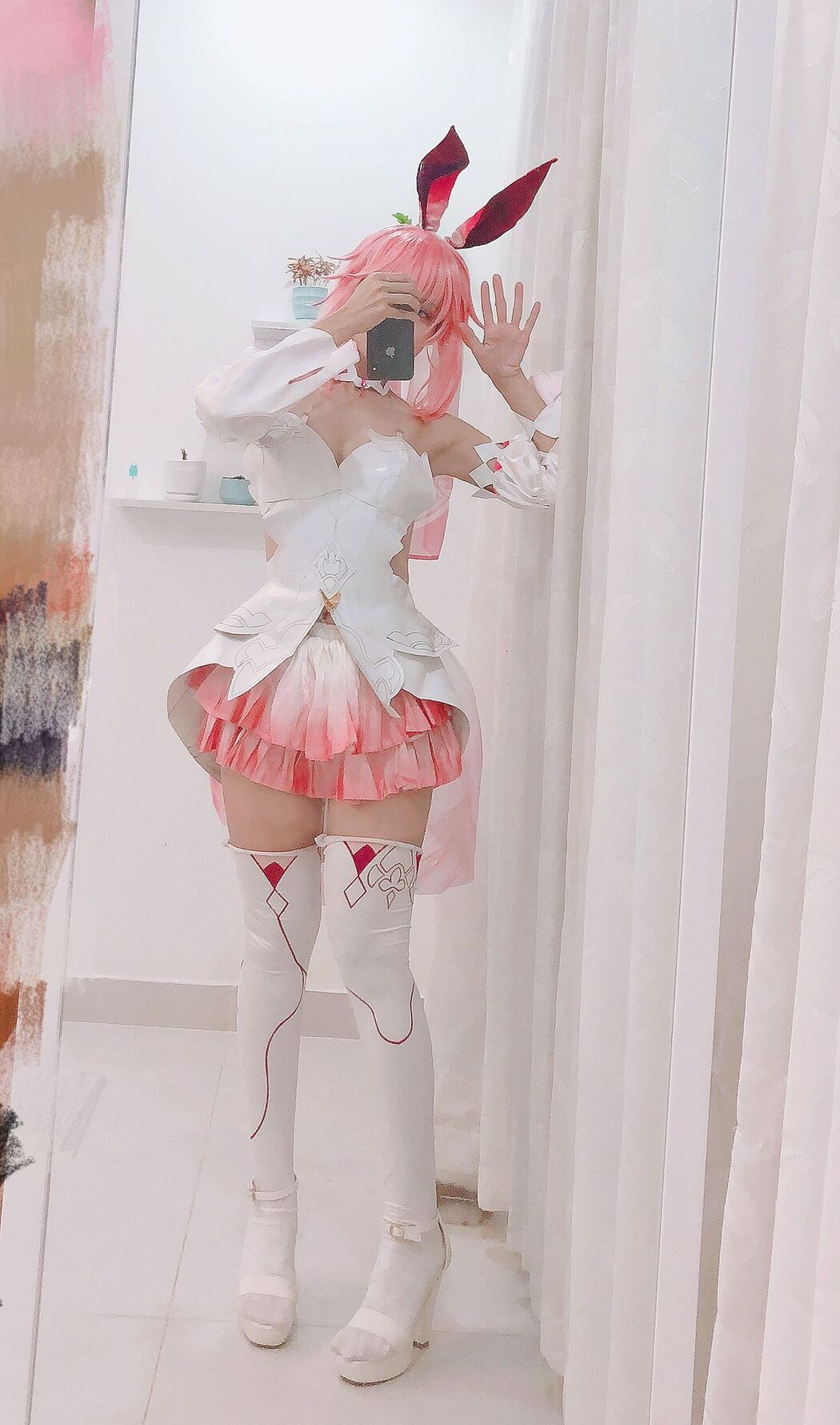 Coser@PingPing – Yae Sakura Wedding Dress (14P – 1V)