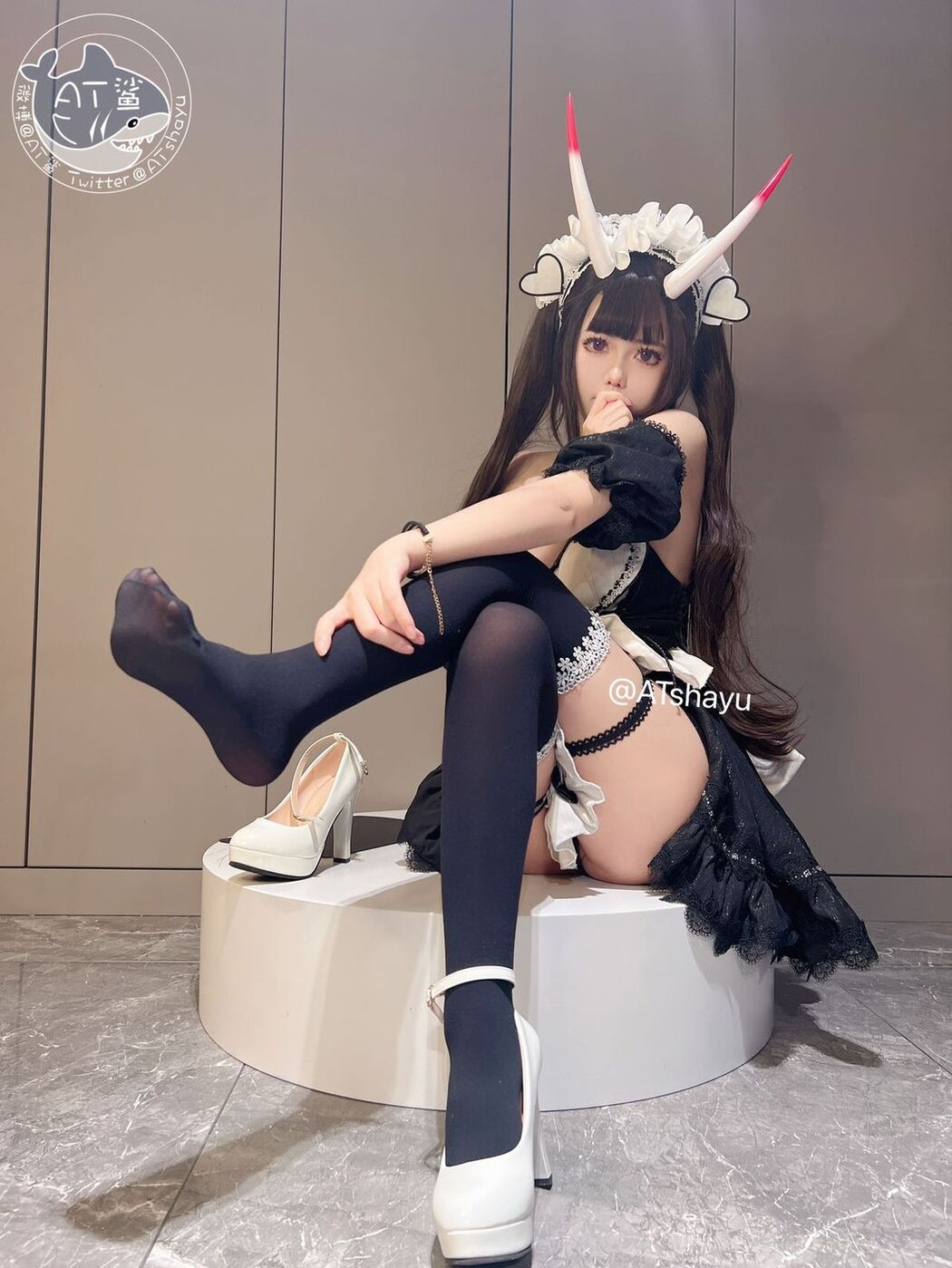 Coser@AT鲨 – 碧蓝航线 能代女仆 (84P – 1V)