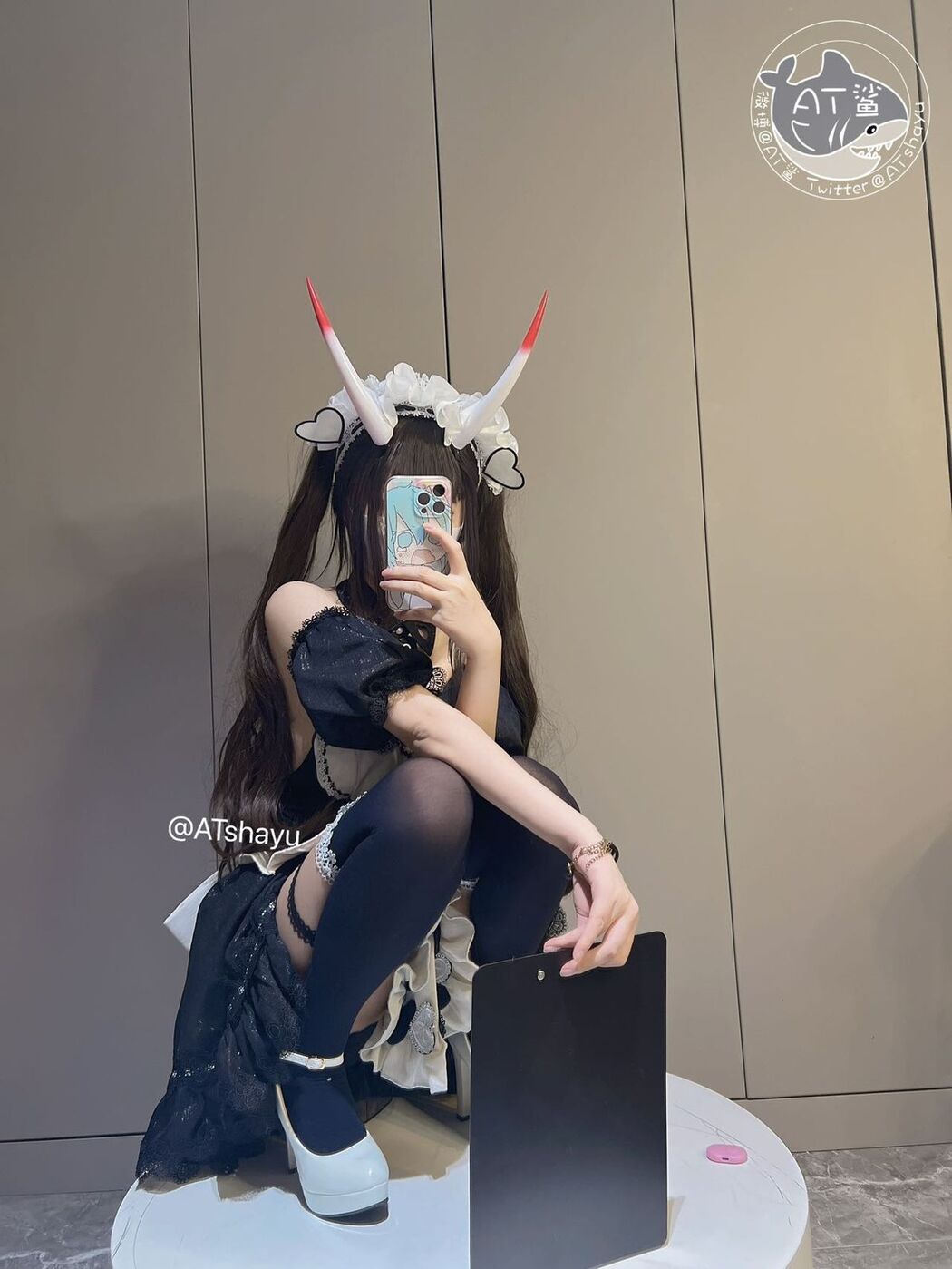 Coser@AT鲨 – 碧蓝航线 能代女仆 (84P – 1V)