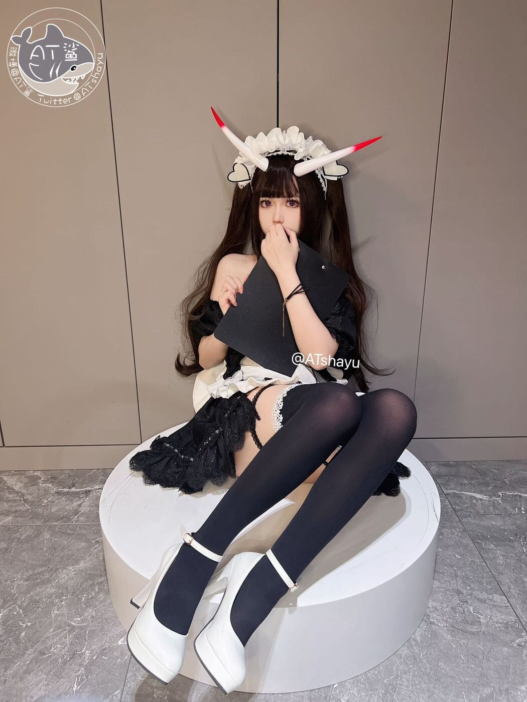 Coser@AT鲨 – 碧蓝航线 能代女仆 (84P – 1V)