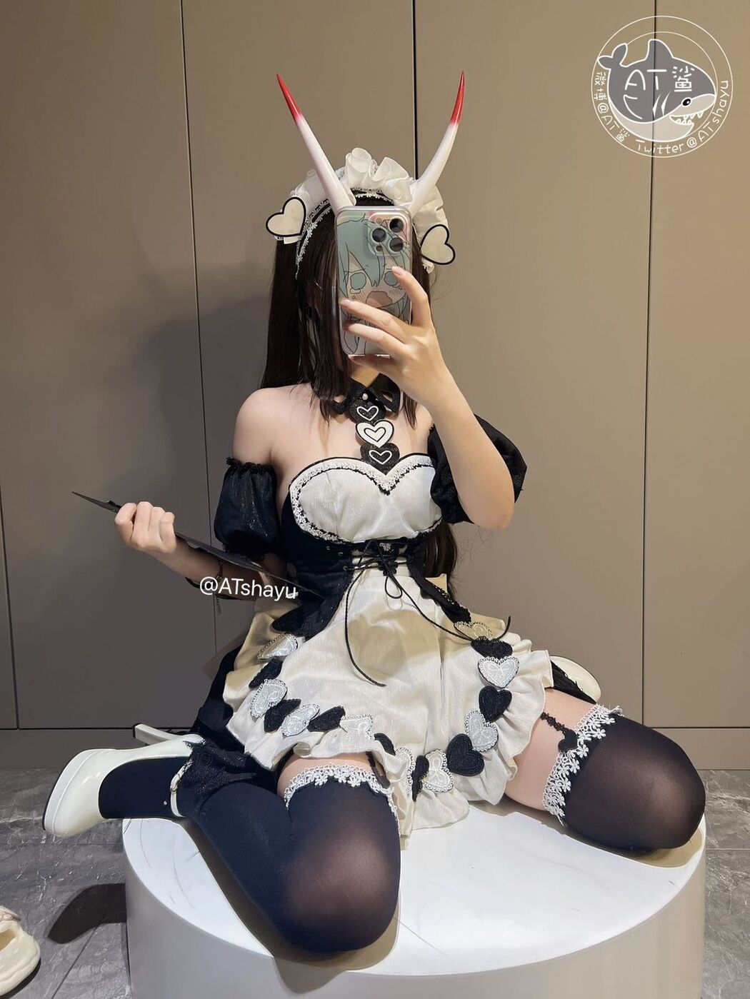 Coser@AT鲨 – 碧蓝航线 能代女仆 (84P – 1V)