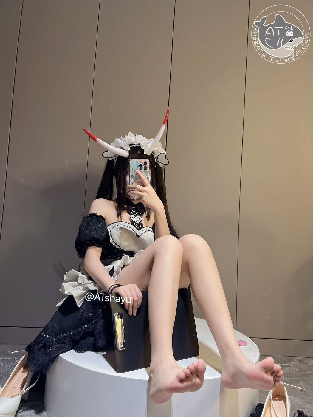 Coser@AT鲨 – 碧蓝航线 能代女仆 (84P – 1V)