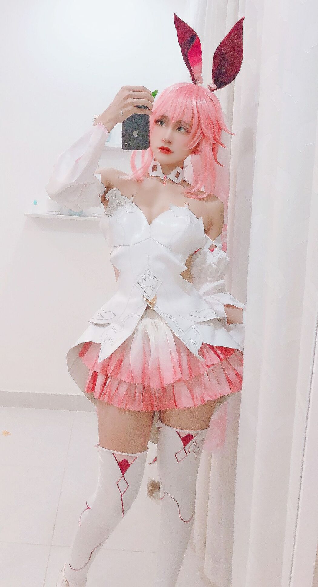 Coser@PingPing – Yae Sakura Wedding Dress (14P – 1V)