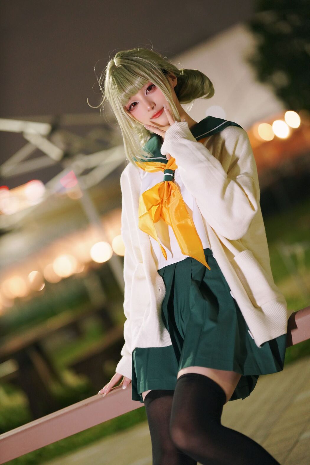 Coser@幼愛Youmeko – 小琪舞JK制服 (49P)