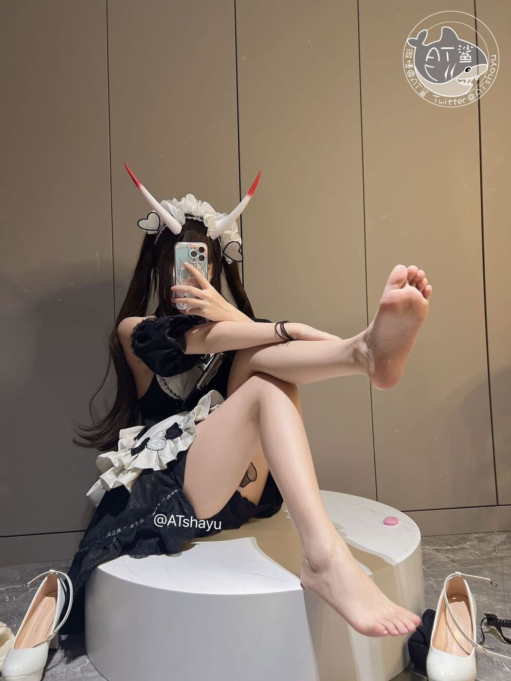 Coser@AT鲨 – 碧蓝航线 能代女仆 (84P – 1V)