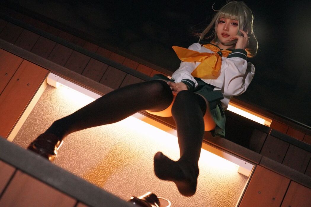 Coser@幼愛Youmeko – 小琪舞JK制服 (49P)