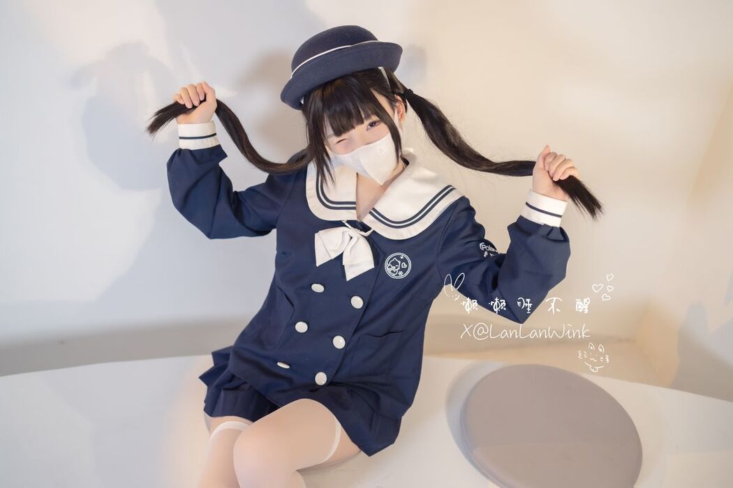 Coser@懒懒睡不醒 – 合法萝莉美少女捆绑白丝jk (41P – 2V)