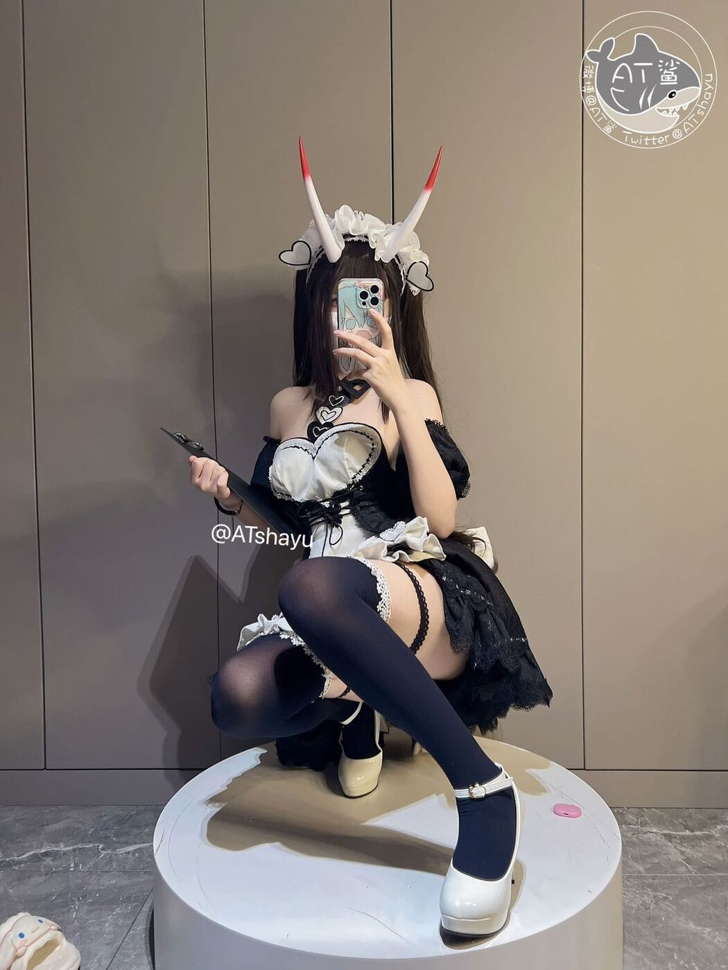Coser@AT鲨 – 碧蓝航线 能代女仆 (84P – 1V)