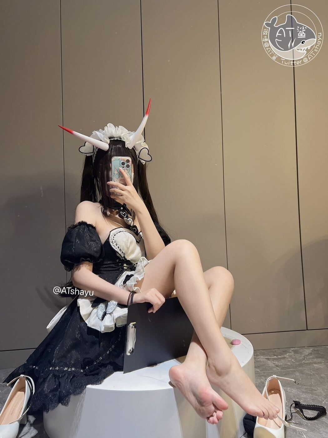 Coser@AT鲨 – 碧蓝航线 能代女仆 (84P – 1V)