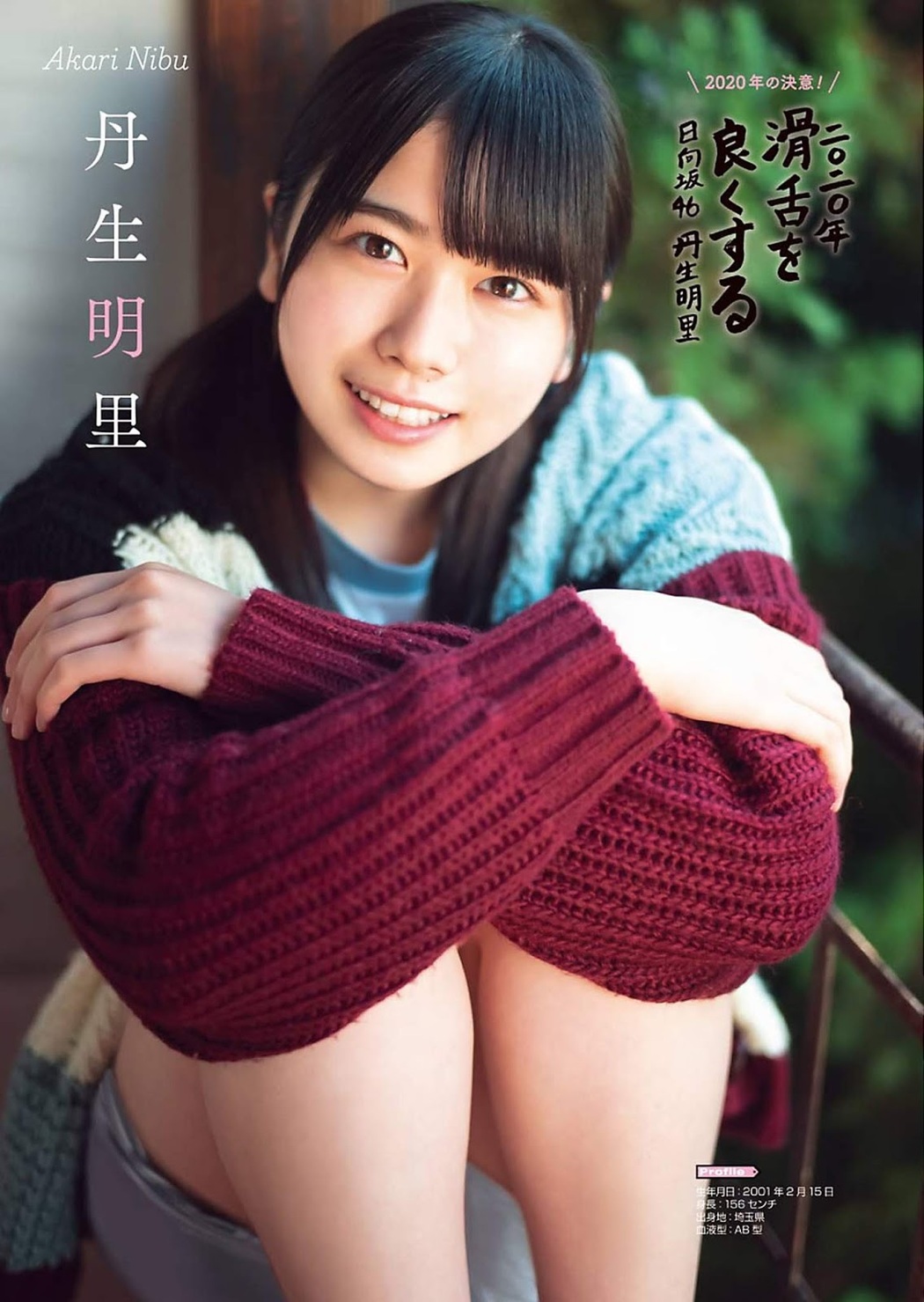 Hina Kawata 河田陽菜, Hinano Kamimura 上村ひなの, Akari Nibu 丹生明里, Young Gangan 2020 No.02 (ヤングガンガン 2020年2号)