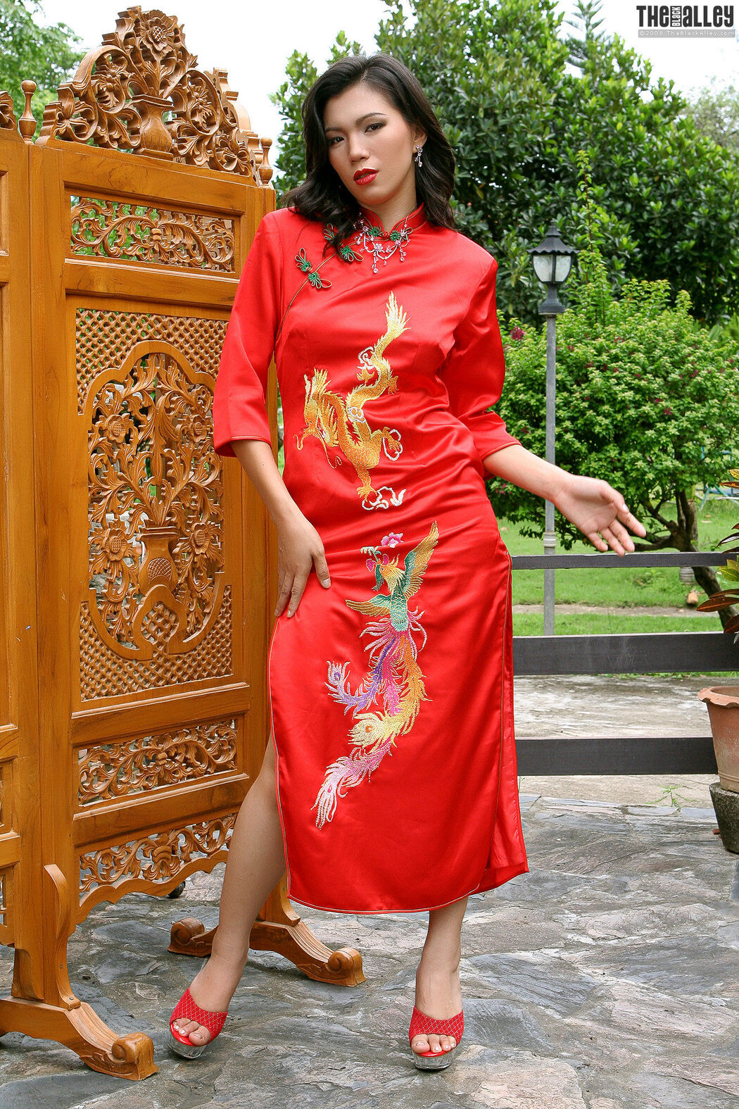 [The Black Alley/TBA黑巷] Wang Xiao Hong Classical Cheongsam