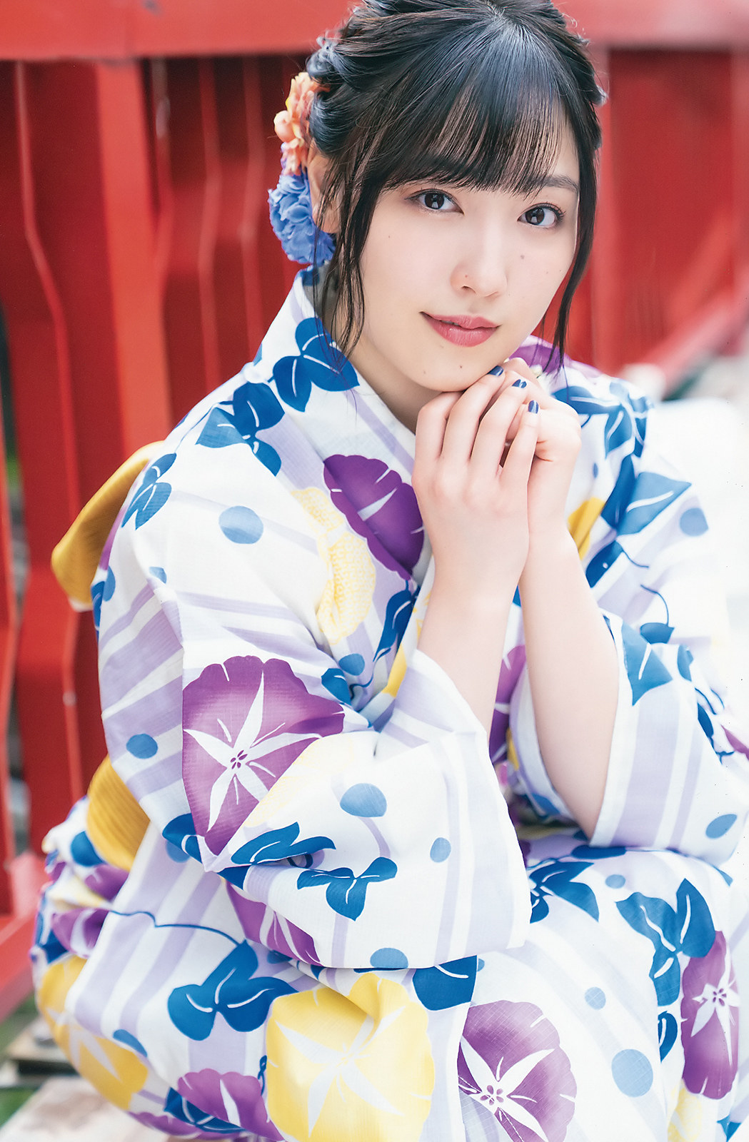Mizuki Fukumura 譜久村聖, Young Gangan 2019 No.13 (ヤングガンガン 2019年13号)