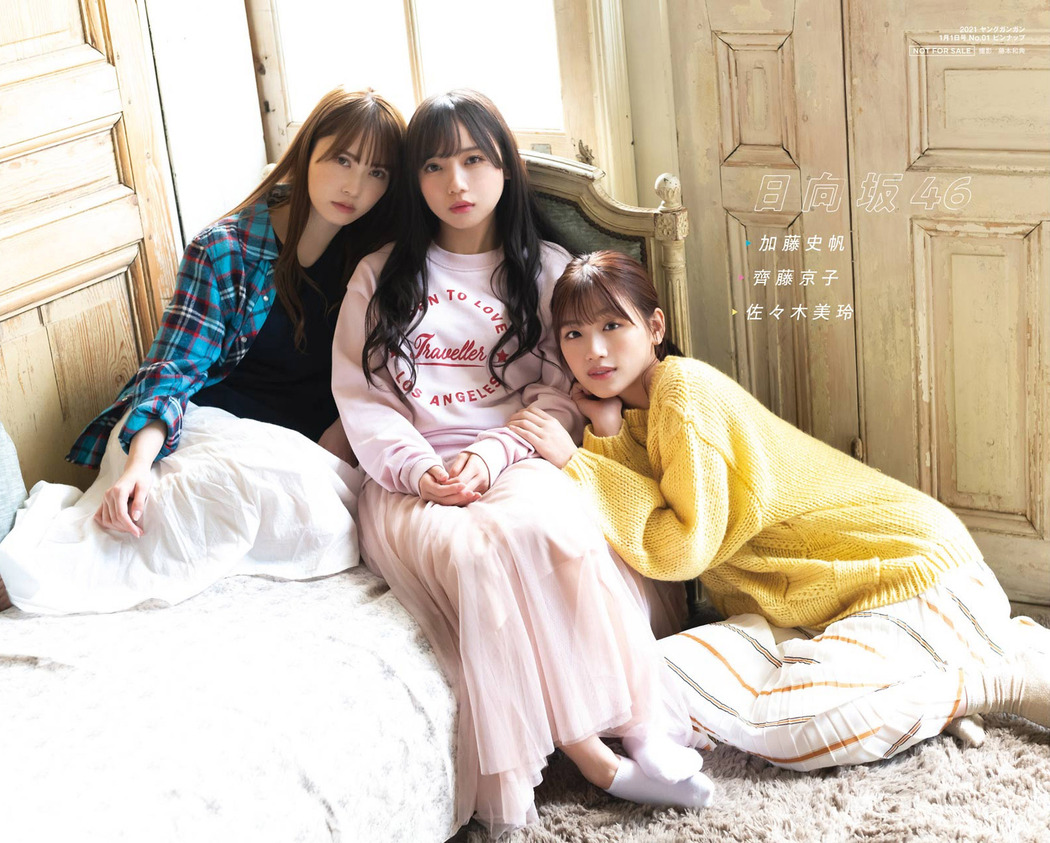 佐々木美玲, 齊藤京子, 加藤史帆, Young Gangan 2021 No.01 (ヤングガンガン 2021年1号)
