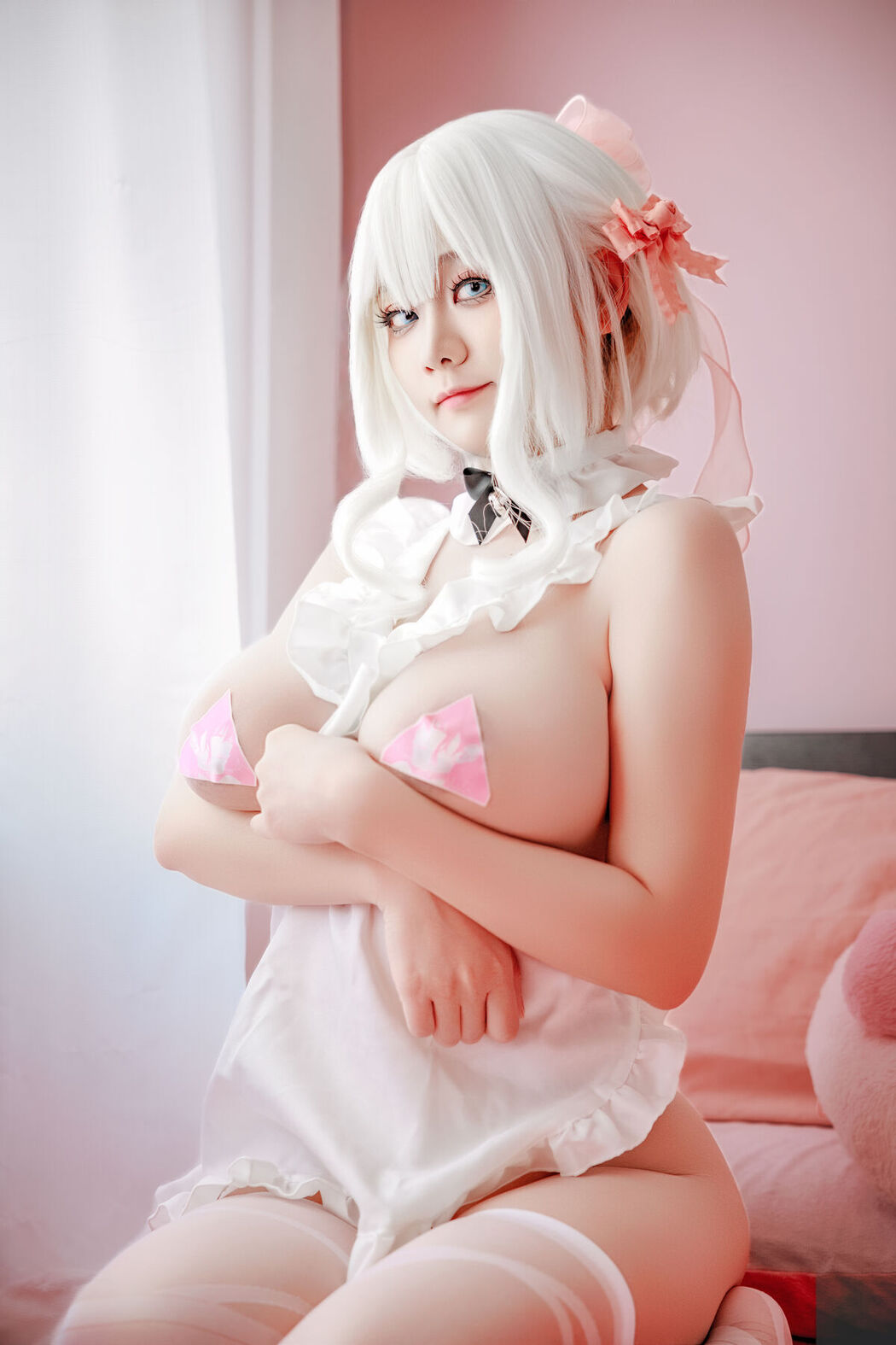 Coser@阿雪雪 – 午睡围裙 (91P)