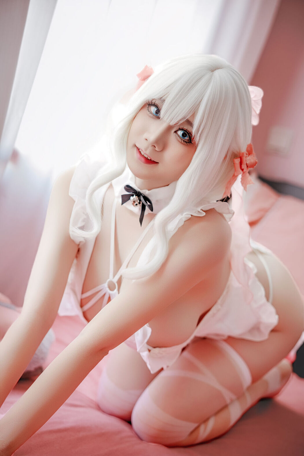 Coser@阿雪雪 – 午睡围裙 (91P)