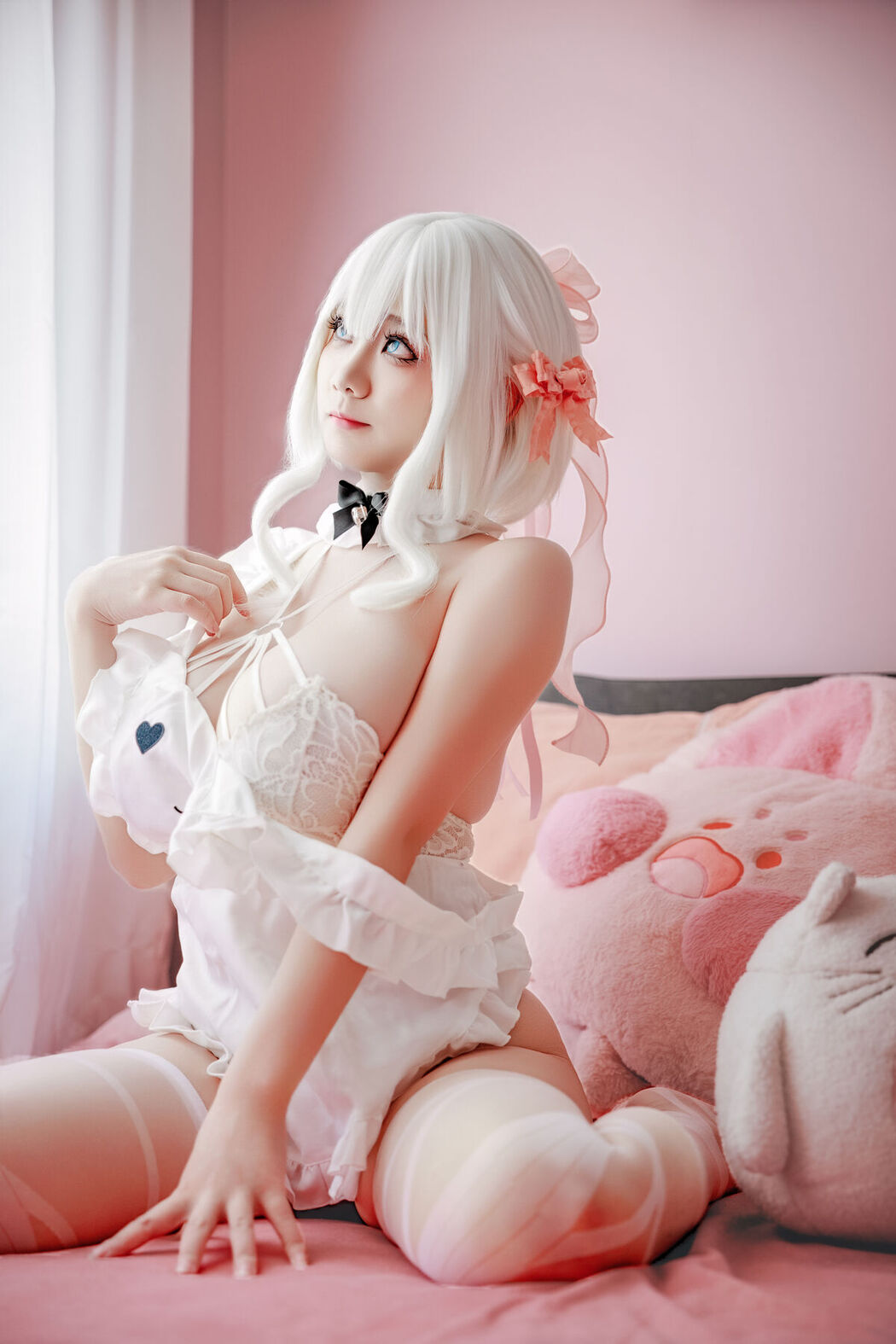 Coser@阿雪雪 – 午睡围裙 (91P)