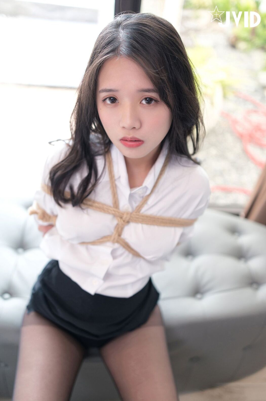 JVID Jia Jia Miao 加加喵 Jamie – 繩縛助理の面試調教 開腿緊縛の強制潮吹 Part02 (49P)