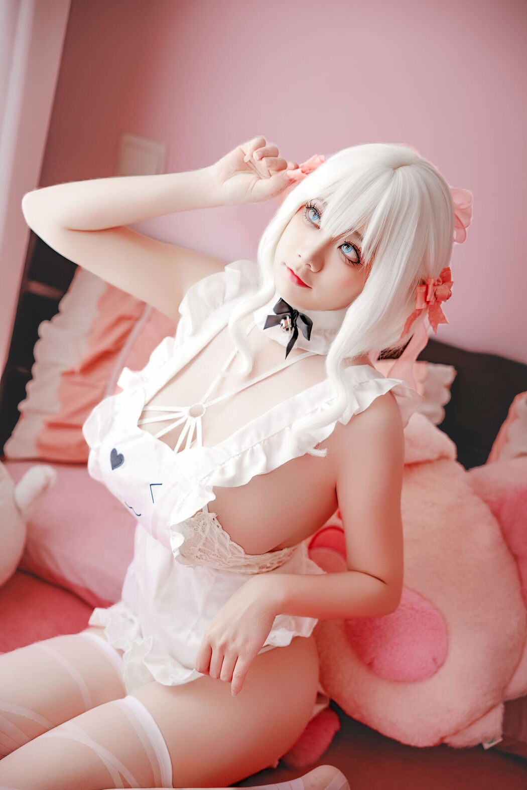 Coser@阿雪雪 – 午睡围裙 (91P)