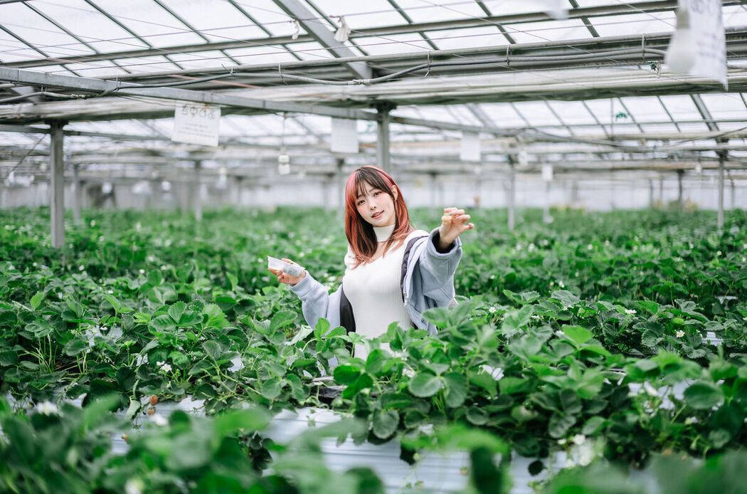 Coser@Ely_eee ElyEE子 – Strawberry Picking Date (35P – 2V)