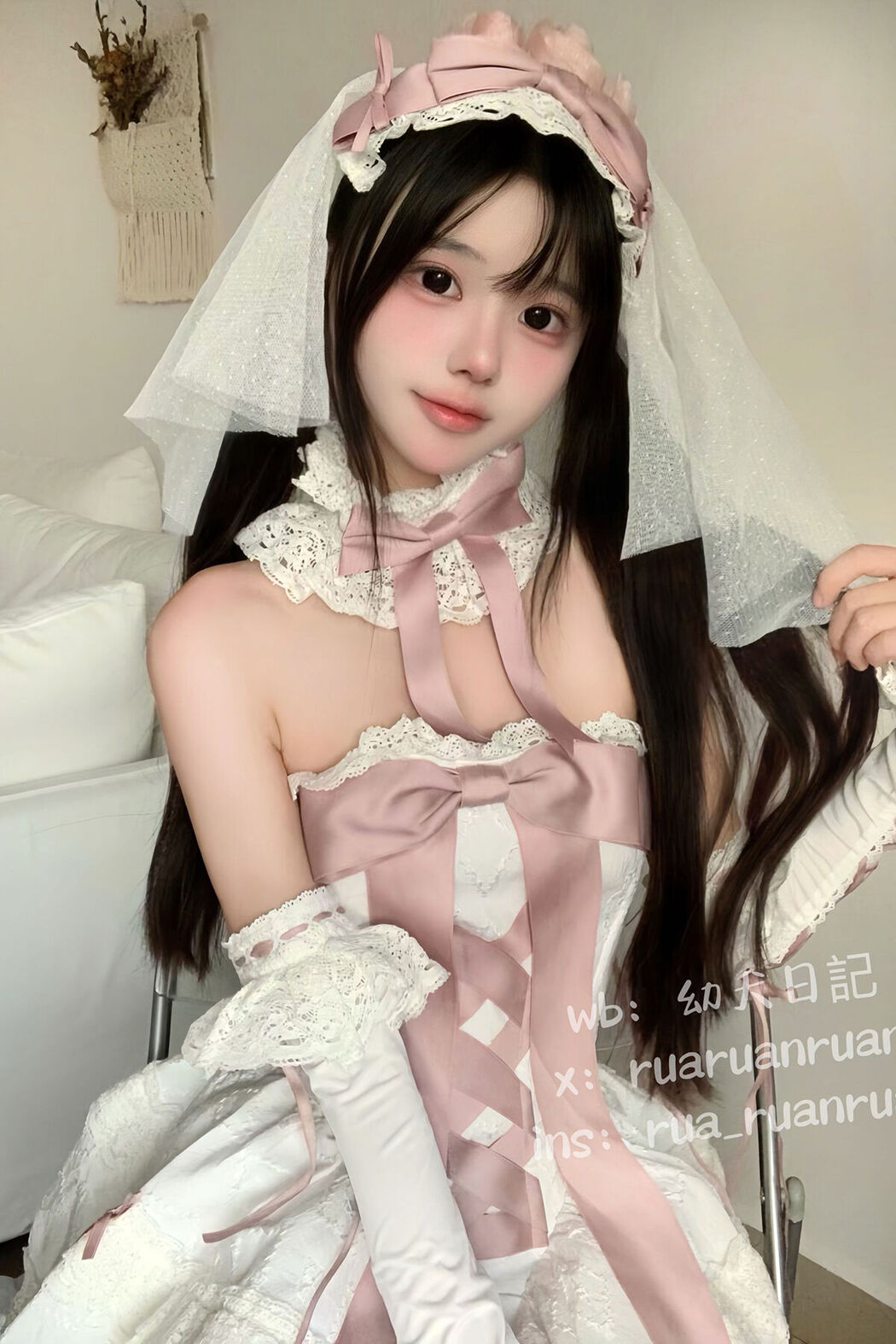 Coser@rua阮阮 – 初恋缎带 (19P) Cover Photo