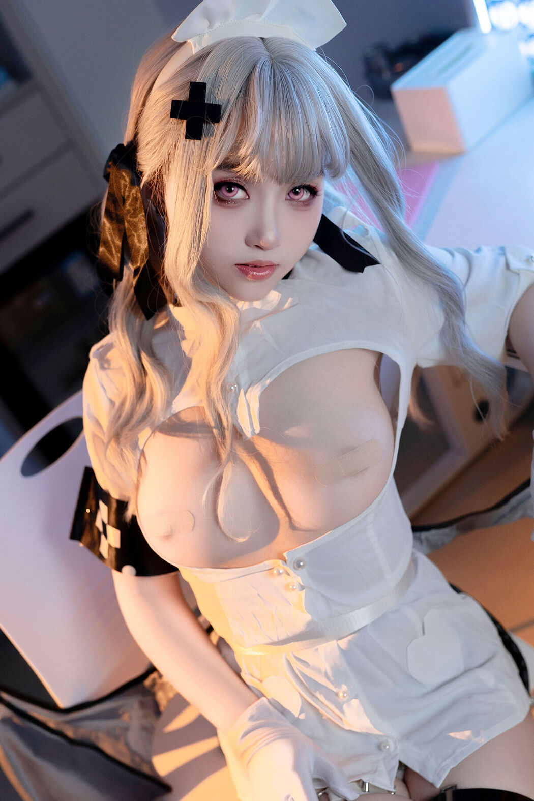 Coser@Bangni邦尼 – 魅魔护士 Part1 (47P) Cover Photo
