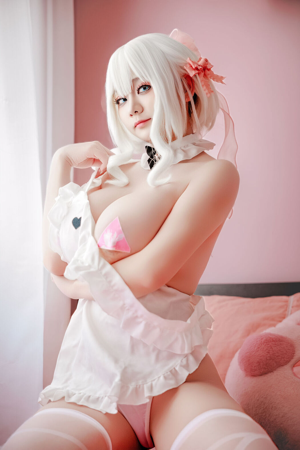 Coser@阿雪雪 – 午睡围裙 (91P)