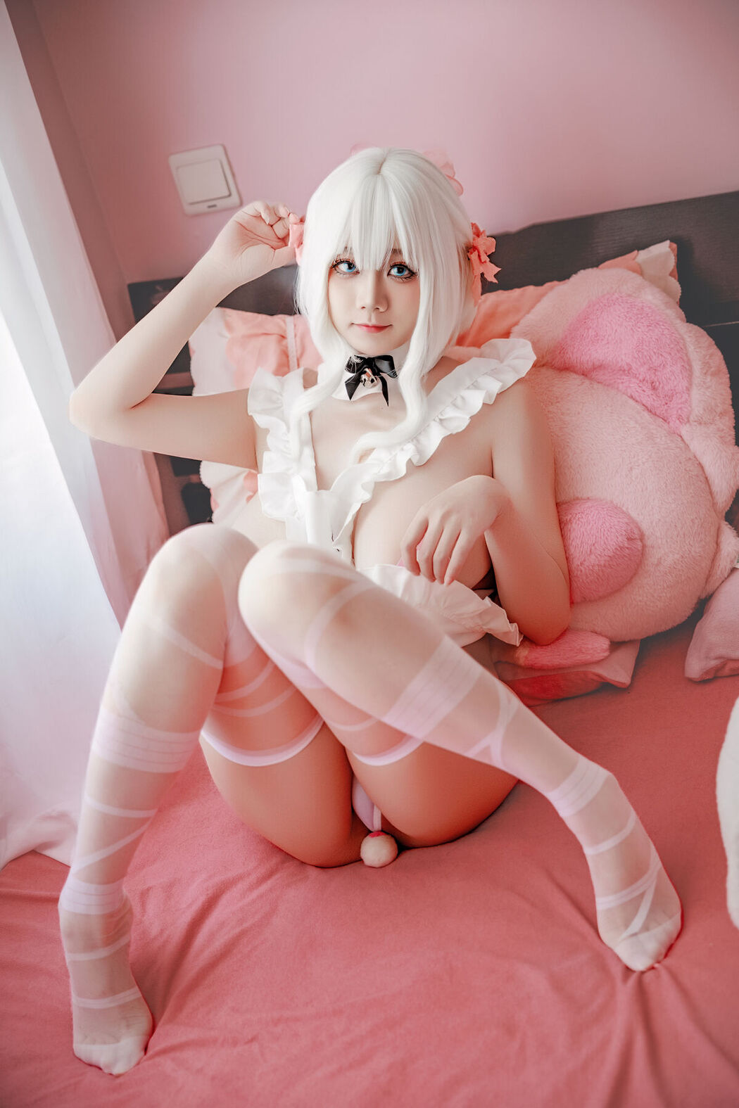 Coser@阿雪雪 – 午睡围裙 (91P)