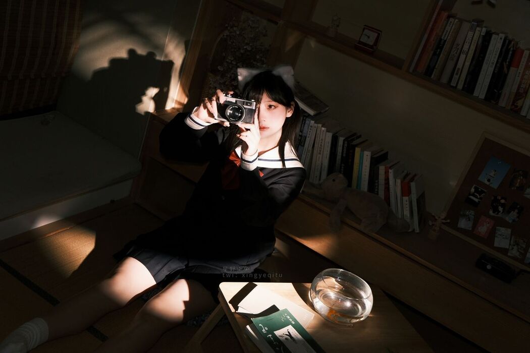 Coser@星野柒兔 – 放课后的吔鱼少女 (60P – 1V)