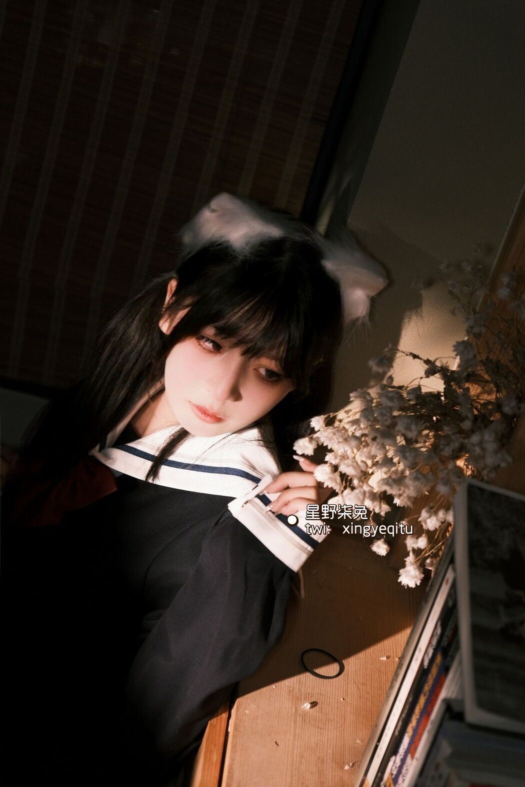Coser@星野柒兔 – 放课后的吔鱼少女 (60P – 1V)