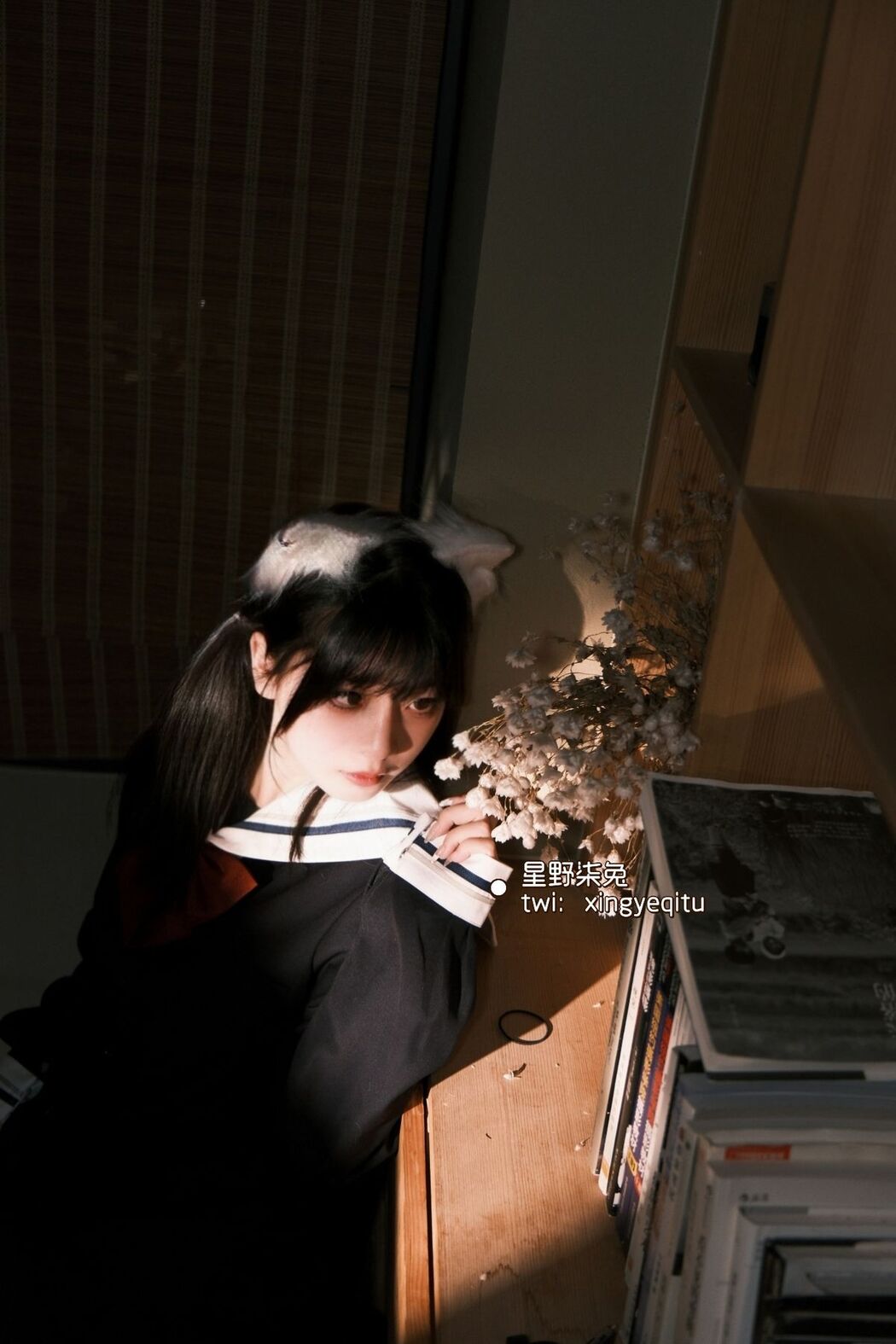Coser@星野柒兔 – 放课后的吔鱼少女 (60P – 1V)