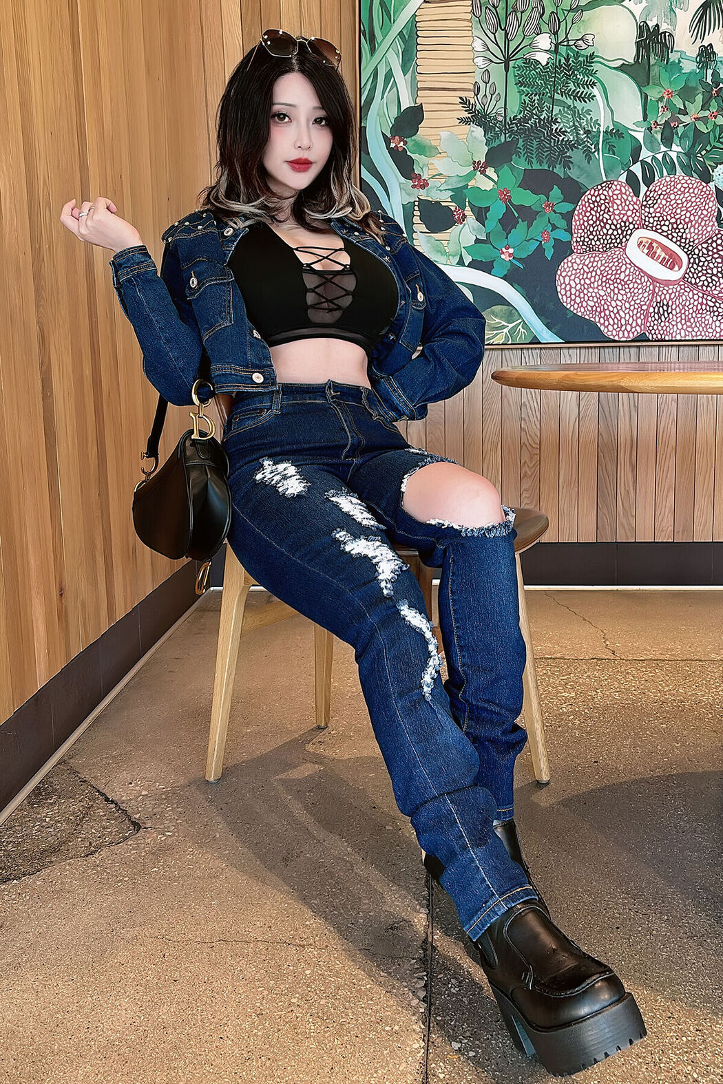 Coser@Hana Bunny – Denim Bunny (15P) Cover Photo