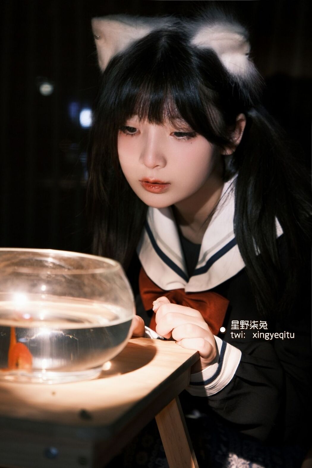 Coser@星野柒兔 – 放课后的吔鱼少女 (60P – 1V)
