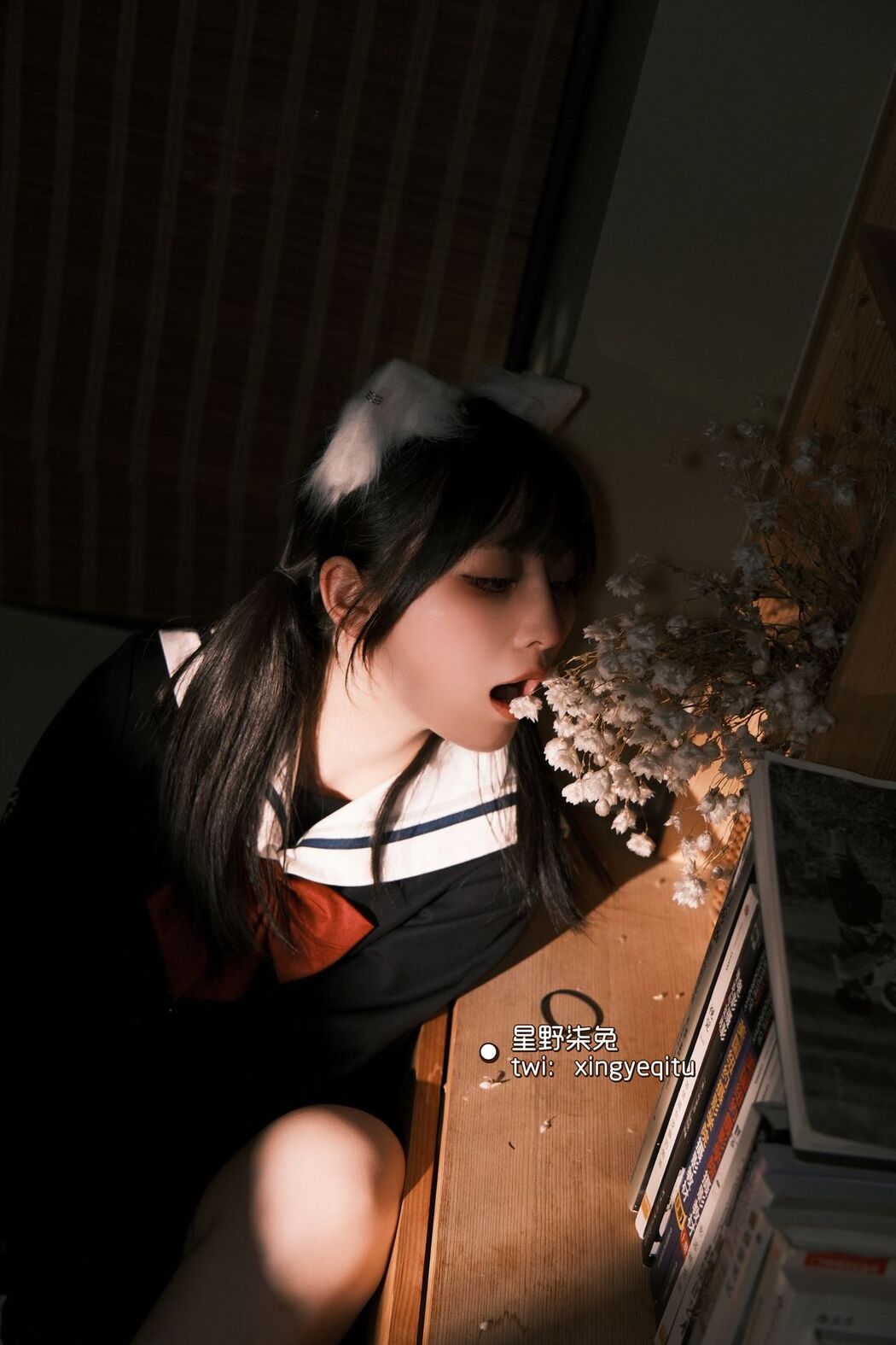 Coser@星野柒兔 – 放课后的吔鱼少女 (60P – 1V)