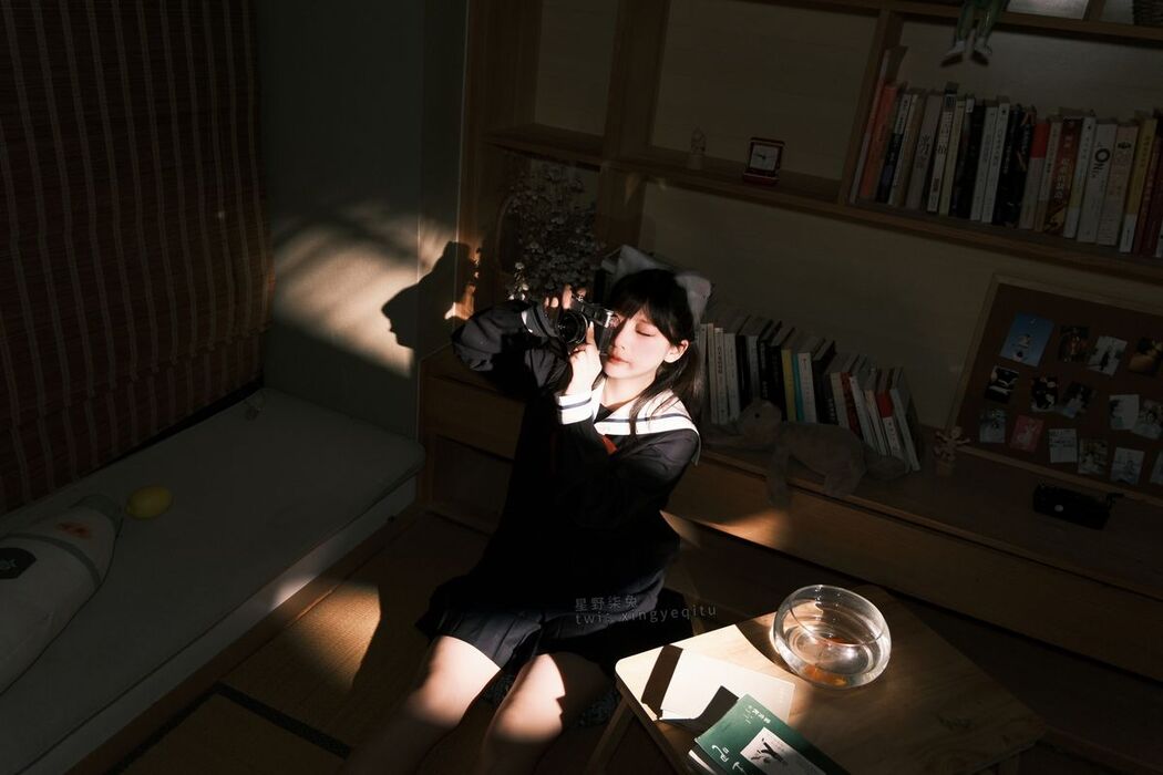 Coser@星野柒兔 – 放课后的吔鱼少女 (60P – 1V)