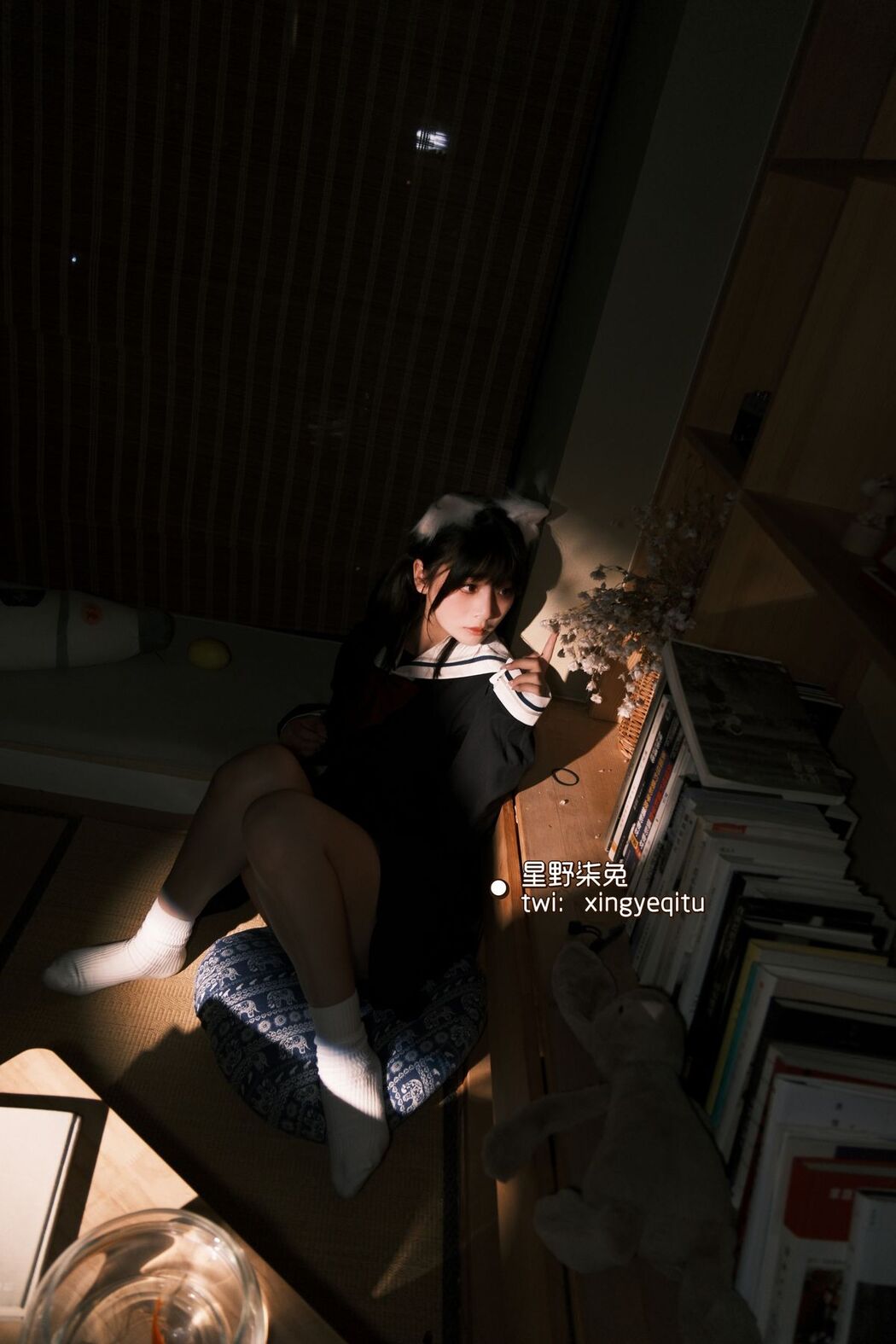 Coser@星野柒兔 – 放课后的吔鱼少女 (60P – 1V)