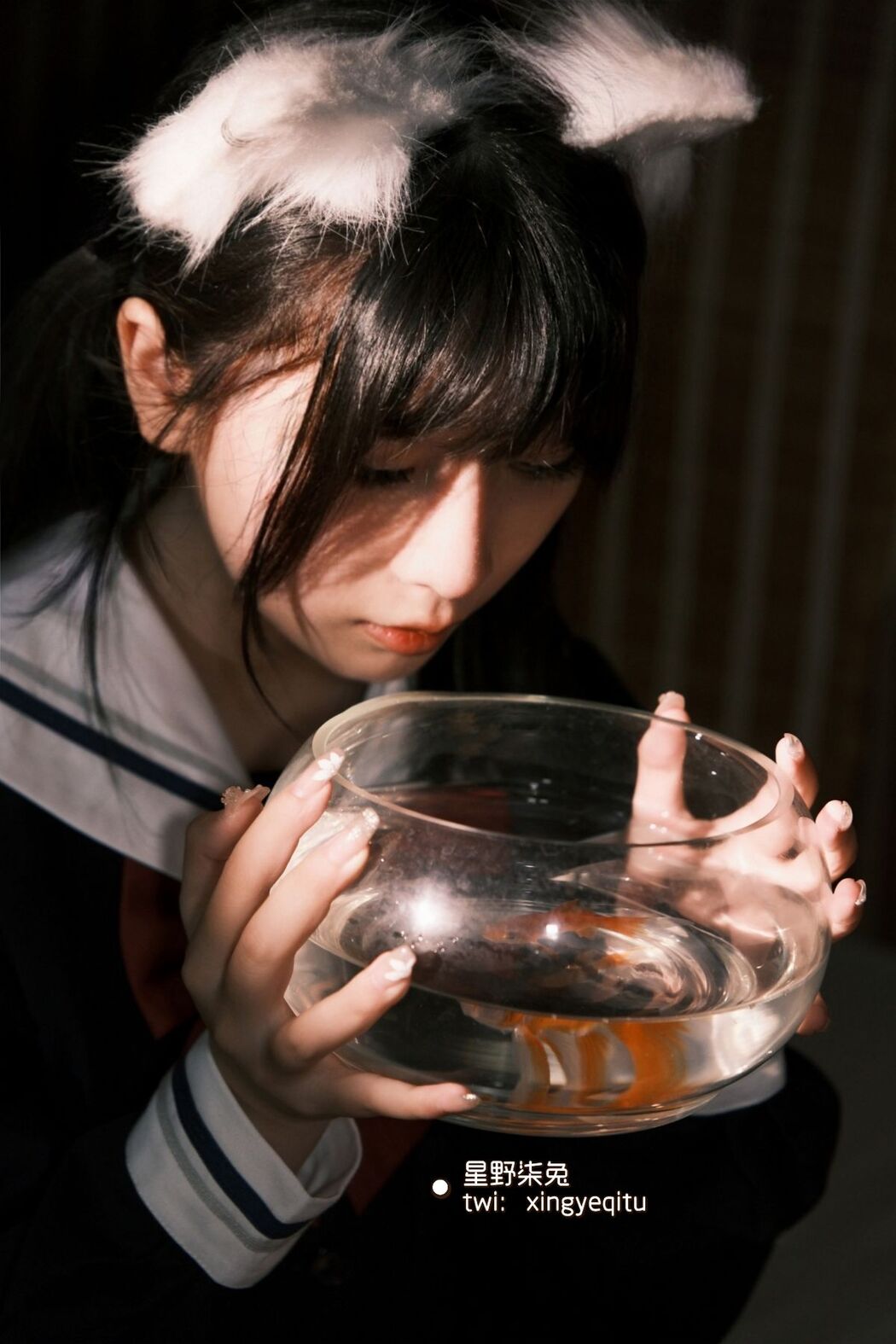 Coser@星野柒兔 – 放课后的吔鱼少女 (60P – 1V)