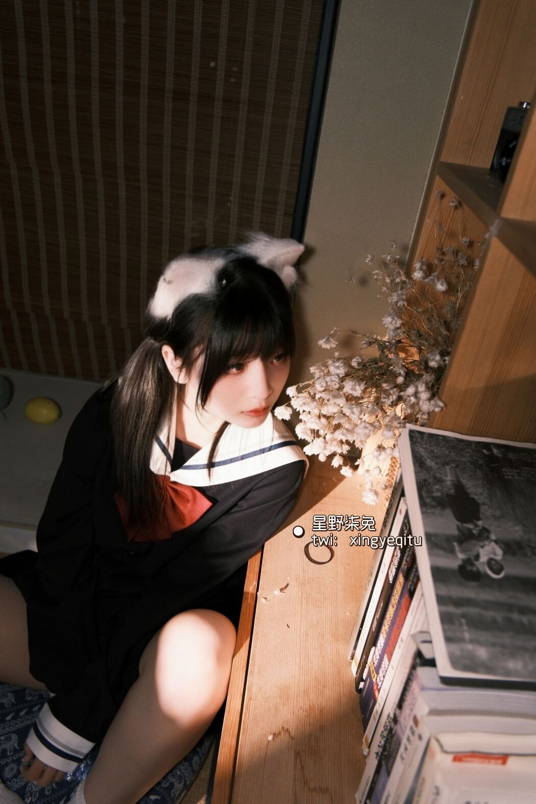 Coser@星野柒兔 – 放课后的吔鱼少女 (60P – 1V)