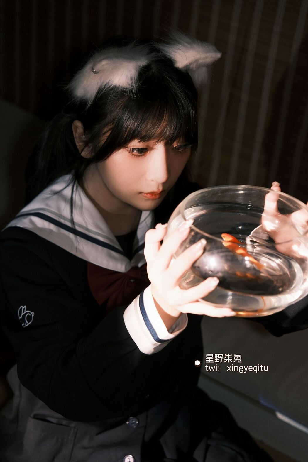 Coser@星野柒兔 – 放课后的吔鱼少女 (60P – 1V)