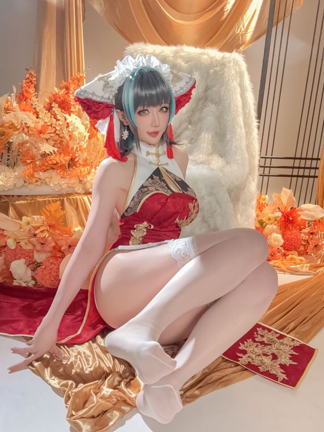 Coser@星之迟迟Hoshilily – 碧蓝航线柴郡 (51P – 1V)