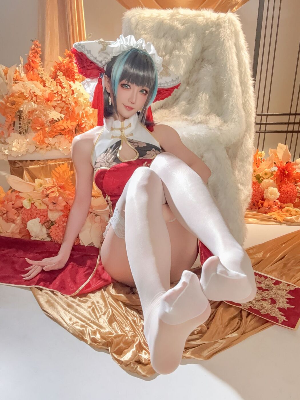 Coser@星之迟迟Hoshilily – 碧蓝航线柴郡 (51P – 1V)