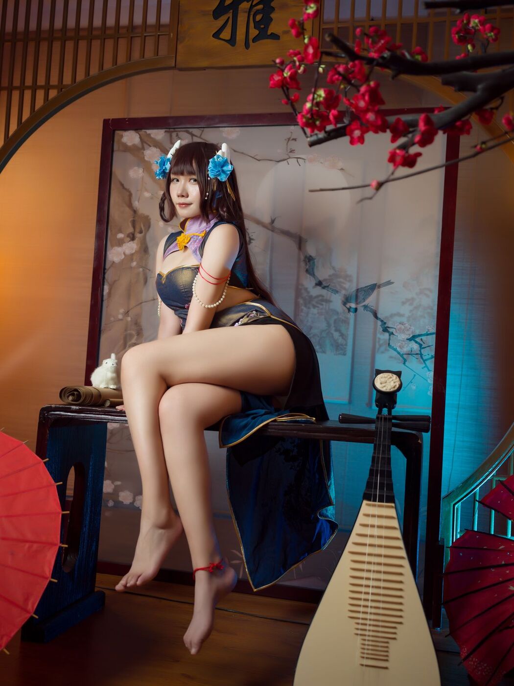 Coser@麻花麻花酱 – 比睿旗袍 (32P)