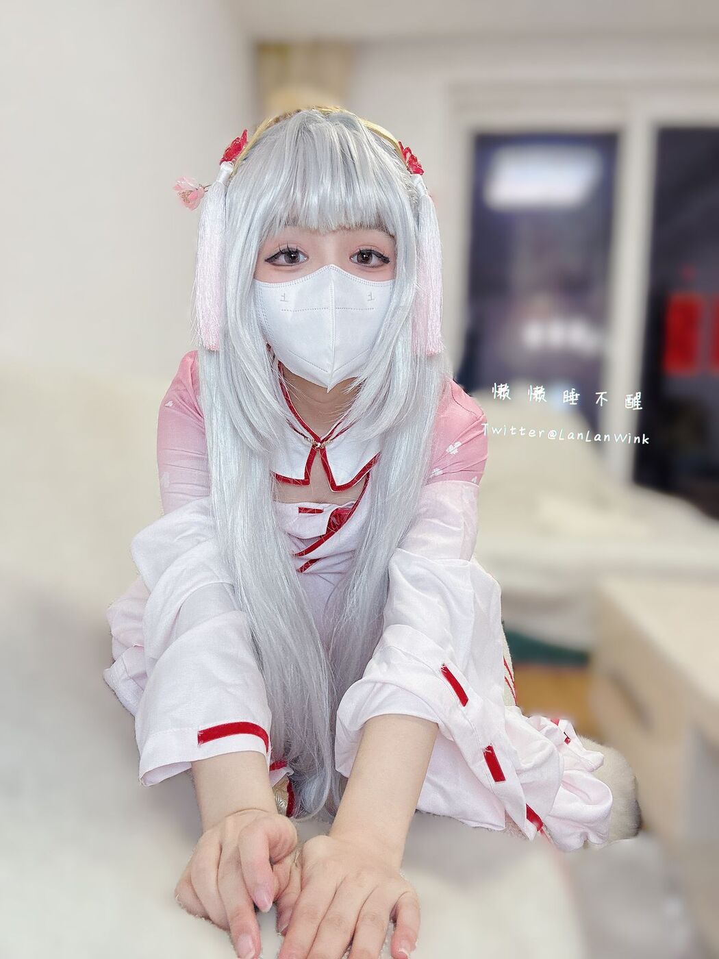 Coser@懒懒睡不醒 And 朝武芳乃 – 极品嫩妹 捆绑jk (56P – 2V)