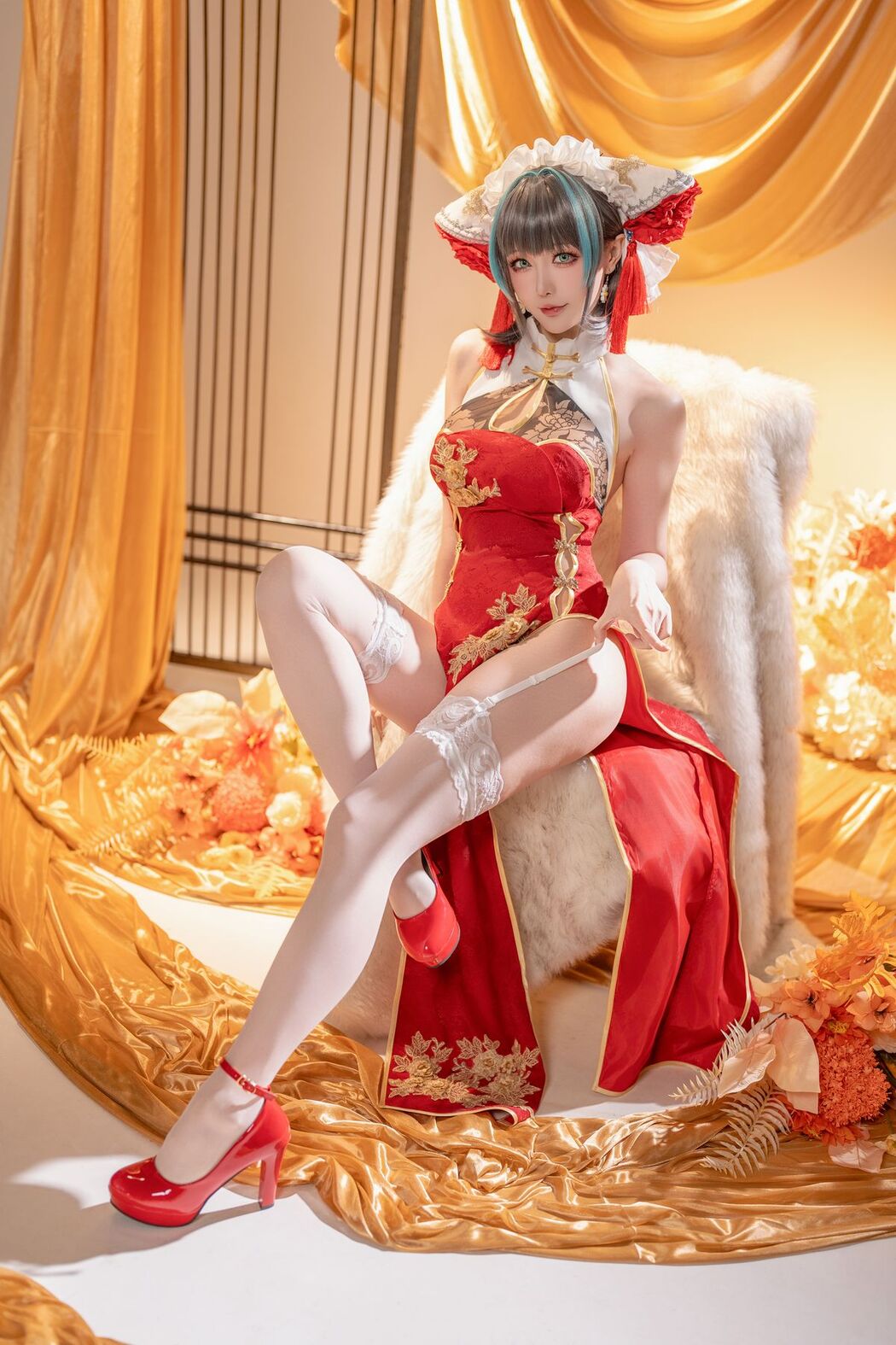 Coser@星之迟迟Hoshilily – 碧蓝航线柴郡 (51P – 1V)