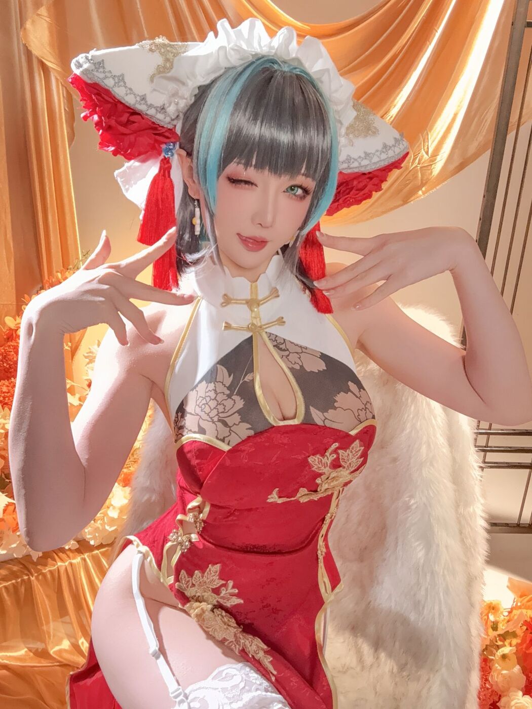 Coser@星之迟迟Hoshilily – 碧蓝航线柴郡 (51P – 1V)