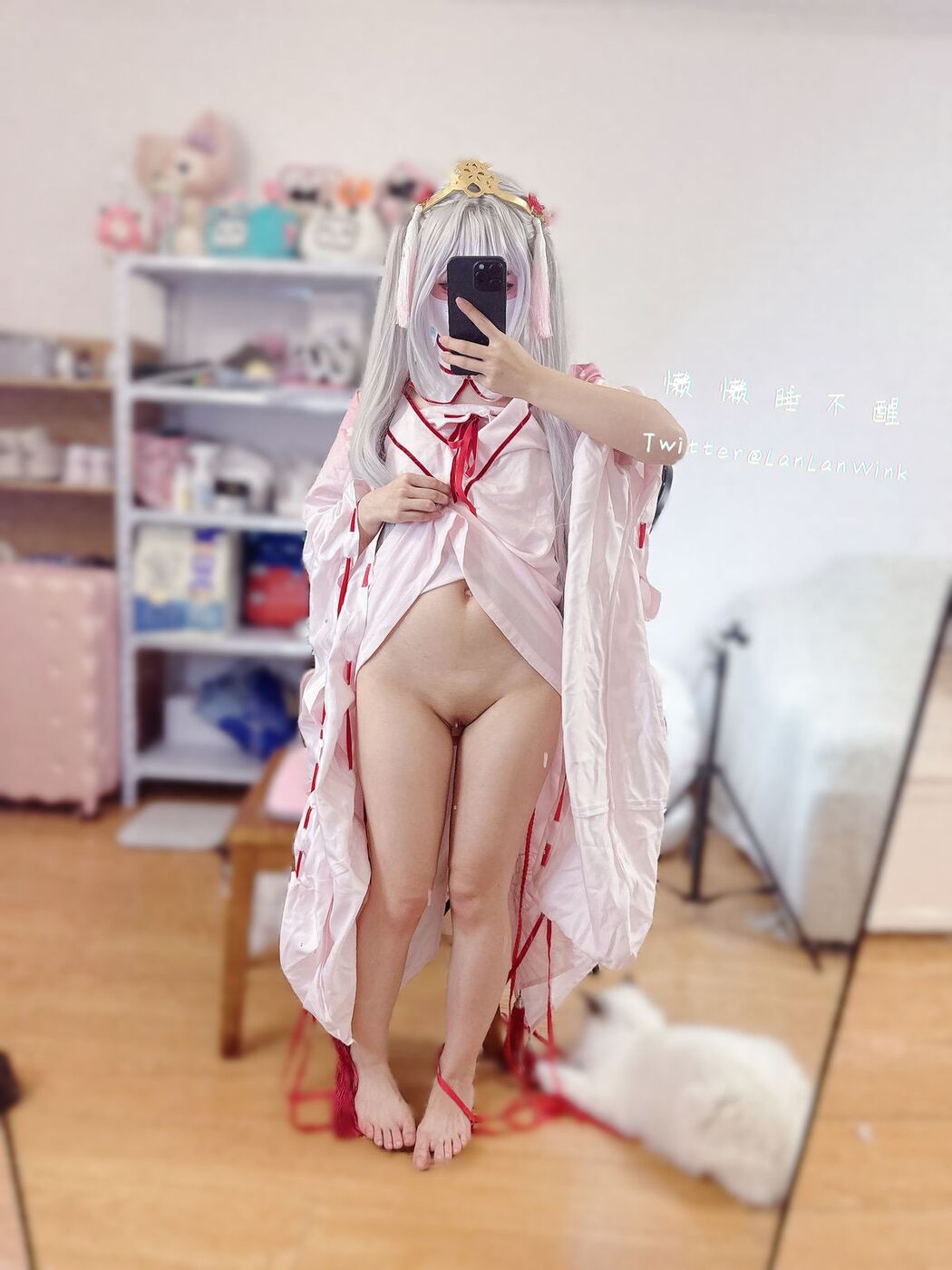 Coser@懒懒睡不醒 And 朝武芳乃 – 极品嫩妹 捆绑jk (56P – 2V)