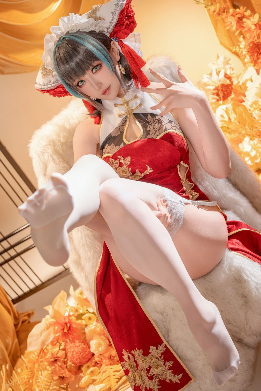 Coser@星之迟迟Hoshilily – 碧蓝航线柴郡 (51P – 1V)