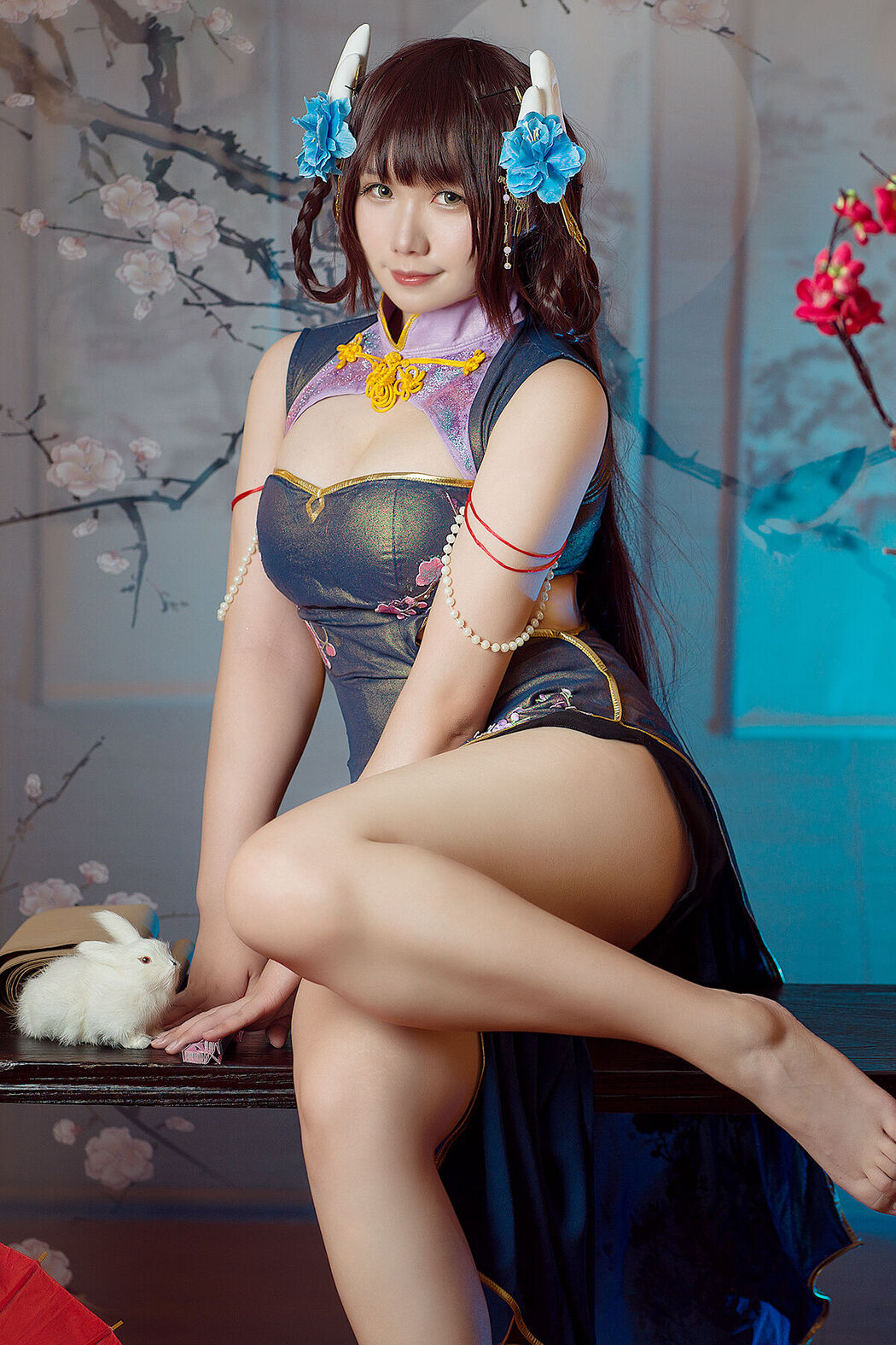 Coser@麻花麻花酱 – 比睿旗袍 (32P) Cover Photo