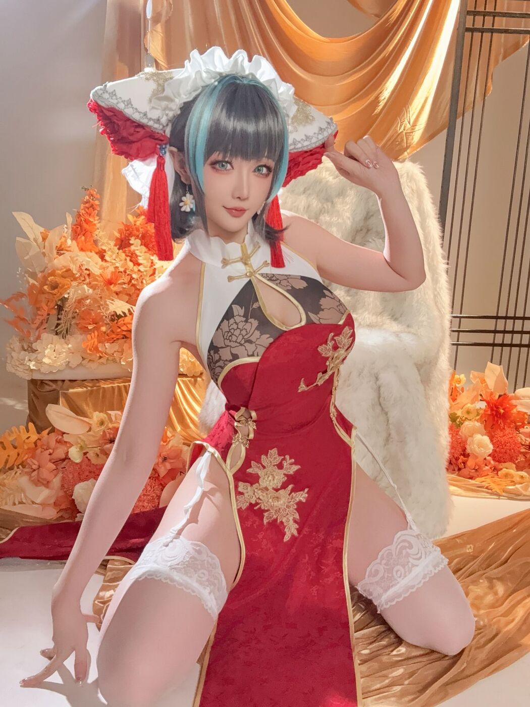 Coser@星之迟迟Hoshilily – 碧蓝航线柴郡 (51P – 1V)